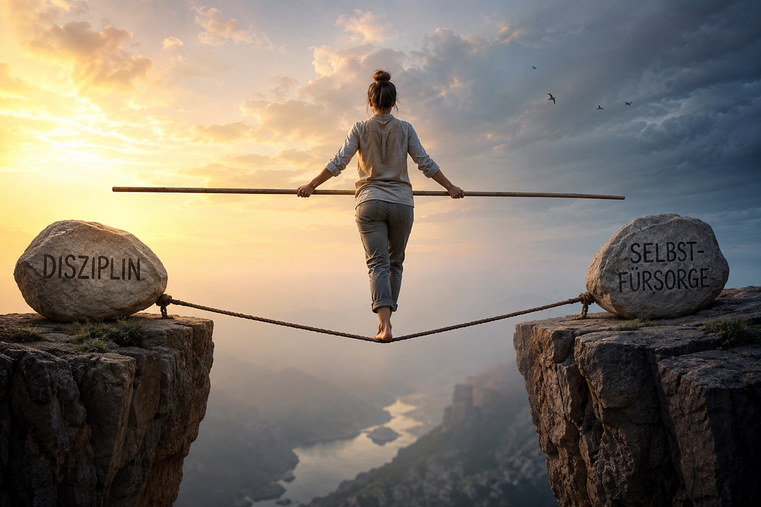 Balance zwischen Disziplin und Selbstfürsorge